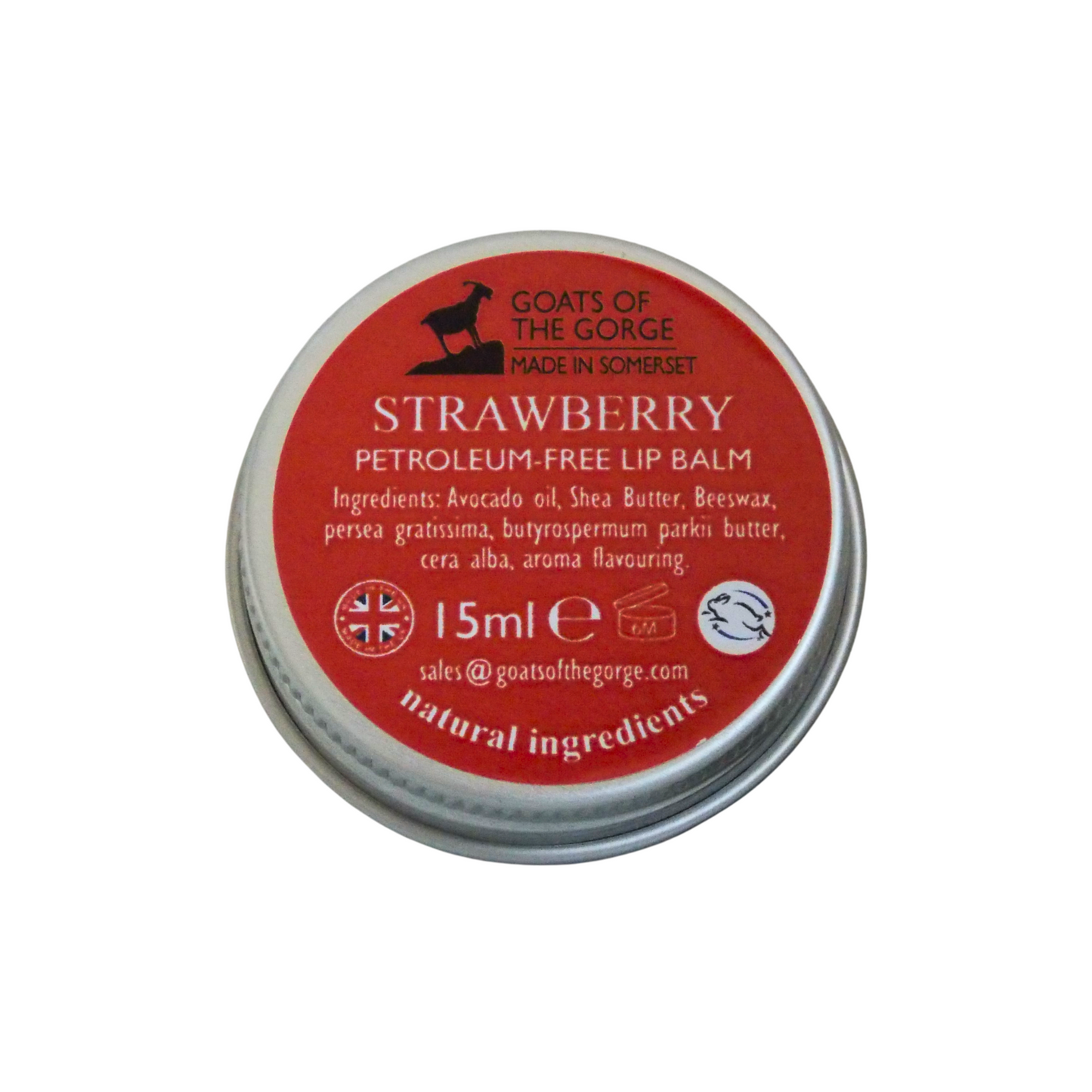 Strawberry Natural Lip Balm